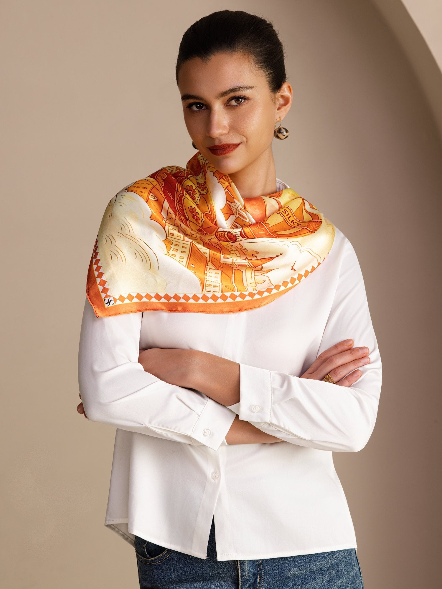[Globo Amarillo] SilkSilky-ES Scarf 002