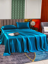 [Azul Real] SilkSilky-ES 25Momme Juego de ropa de cama 002