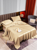 [Beige] SilkSilky-ES 22Momme Seda Pura Bedding Set 002,