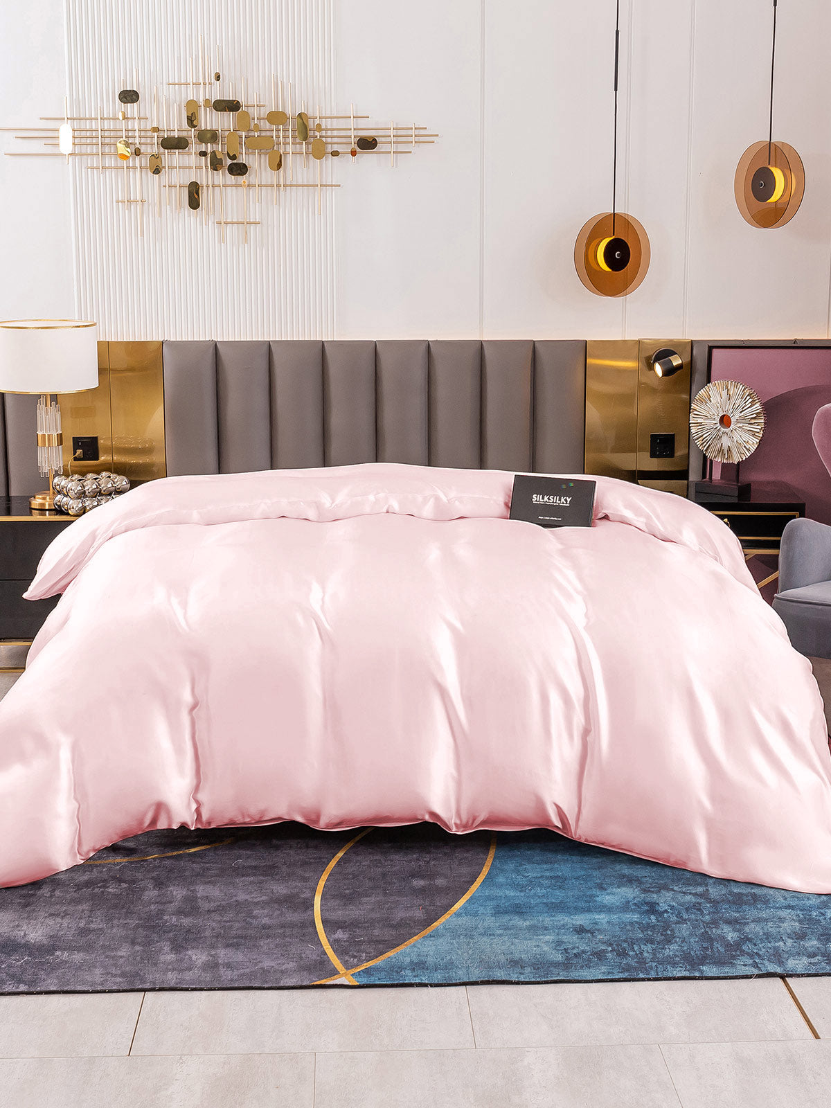 [Rosa] SilkSilky-ES 19Momme Seda Pura Duvet Cover 003