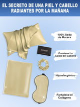[Menta Verde] SilkSilky-ES 19Momme Seda Pura Pillowcase Set 002