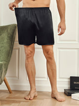[Negro] SilkSilky-ES Mens Sleep Bottoms 003