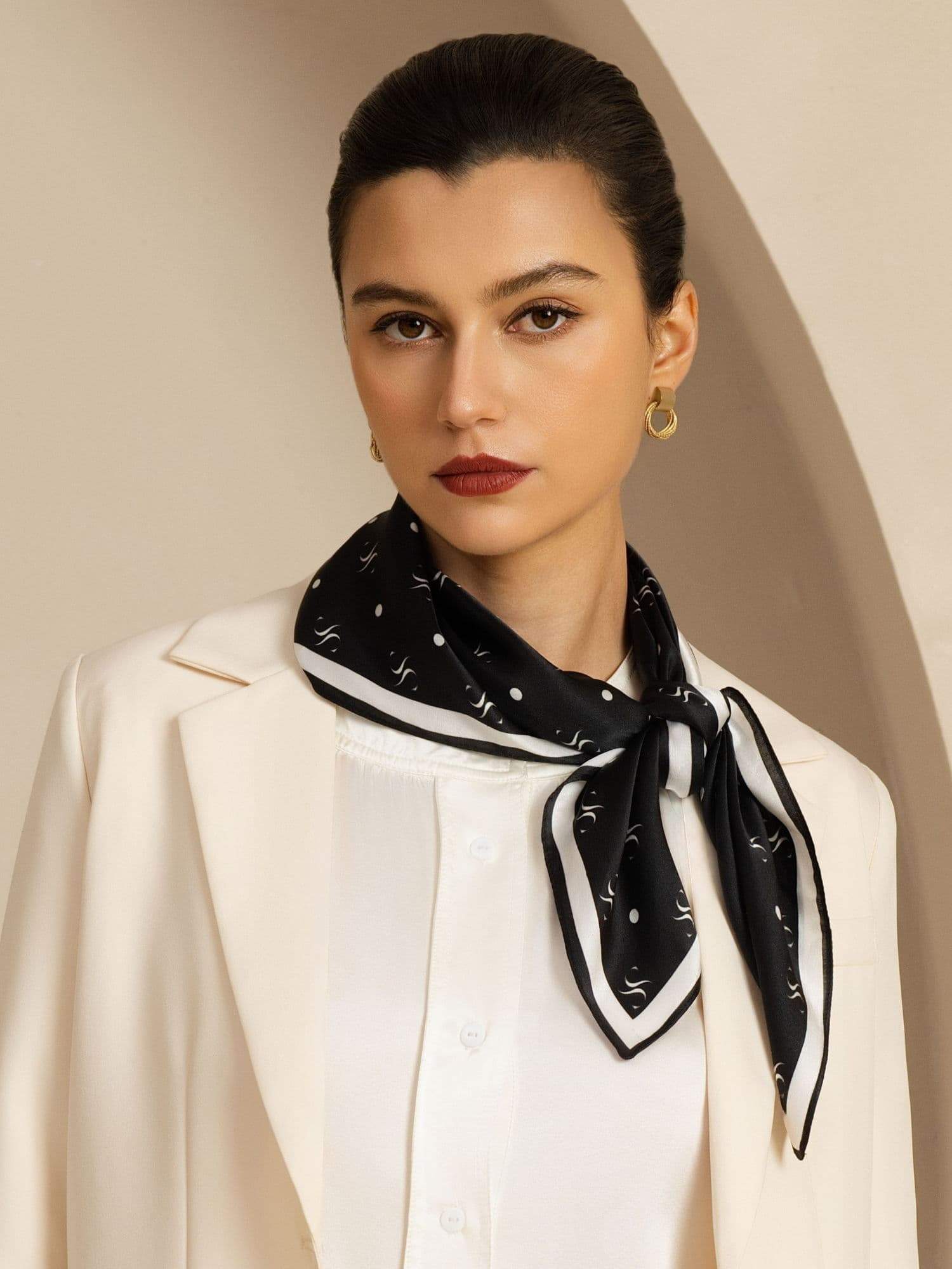 [P105] SilkSilky-ES Pure Silk Scarf 002