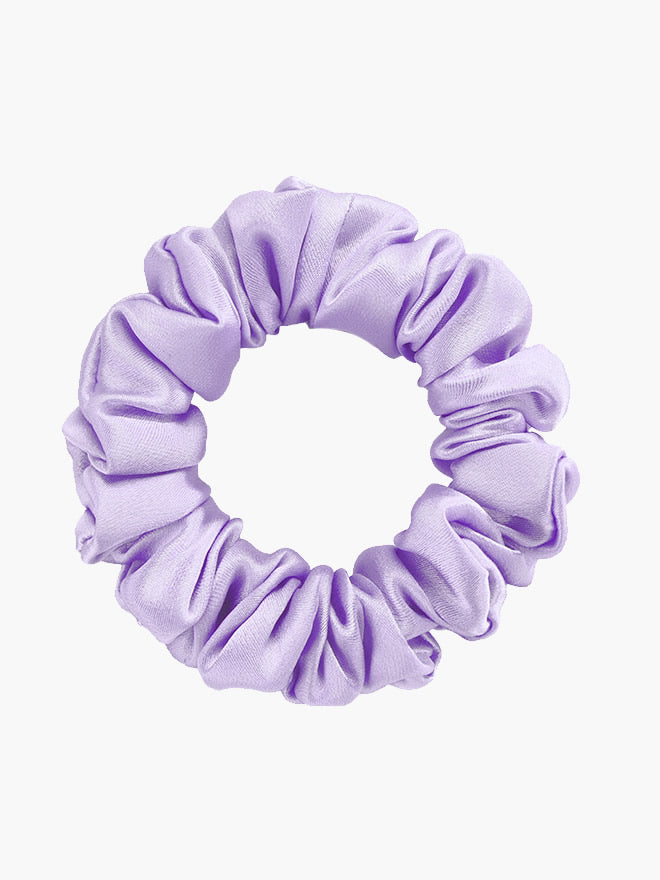 [Lavanda] SilkSilky-ES 19Momme Seda Pura Scrunchie 005