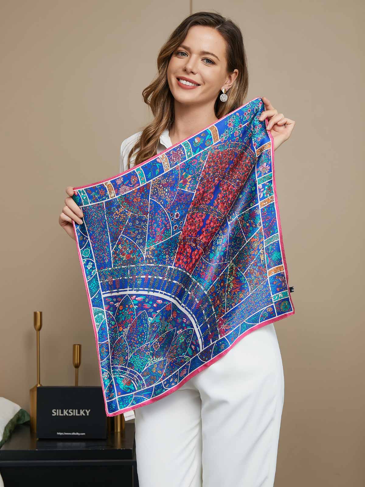 SilkSilky ES Seda Pura Scarf Multi 001