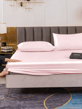 [Rosa] SilkSilky-ES 19Momme Juego de ropa de cama 006