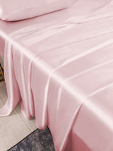 [Rosa] SilkSilky-ES 19Momme Juego de ropa de cama 003