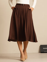 [Chocolate Negro] SilkSilky-ES Falda 001