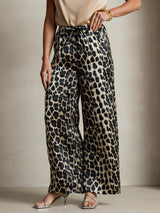 [Leopardo] SilkSilky-ES Seda Pura Womens Pants 004,