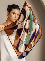 [P104] SilkSilky-ES Seda Pura Scarf 004,