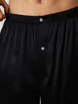[Negro] SilkSilky-ES Mens Sleep Bottoms 006