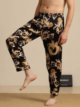 [Dragón Negro] SilkSilky-ES Mens Sleep Bottoms 001