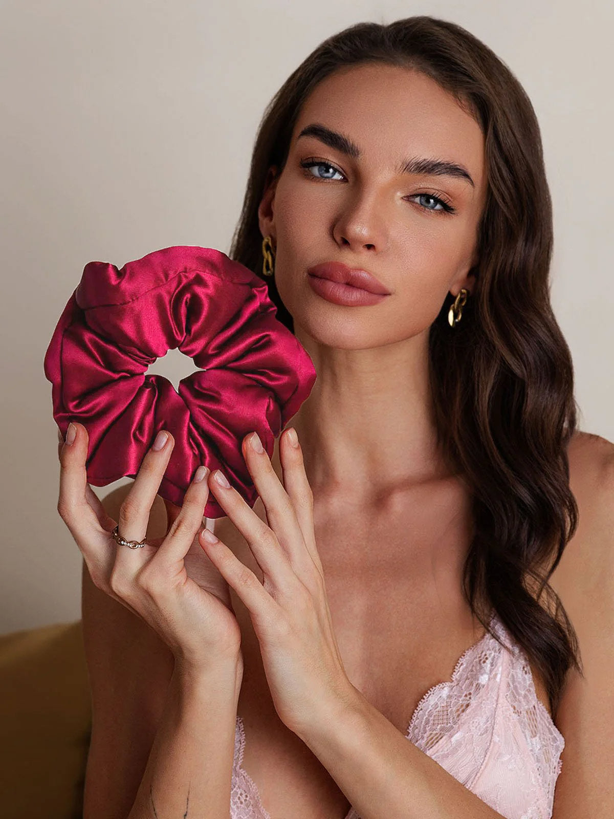 [Vino] SilkSilky-ES Seda Scrunchie 002