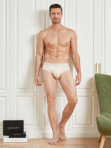 [Beige] SilkSilky-ES Ropa interior de hombres 006