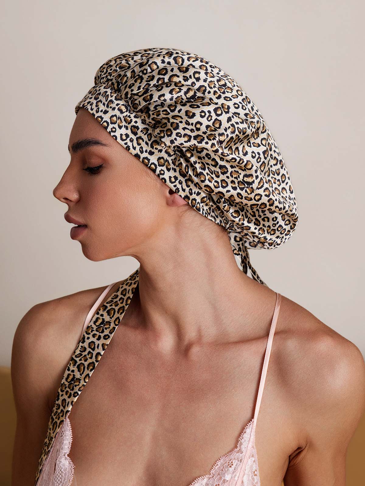 [Leopardo] SilkSilky-ES Seda Pura Sleep Cap 004