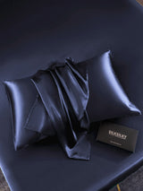 [Azul Oscuro] SilkSilky-ES 30Momme Fundas De Almohada 004