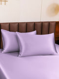 SilkSilky-ES 19Momme Seda Pura Pillowcase Lavanda 003