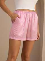 [Raya Diplomática Rosa] SilkSilky-ES Womens Shorts 004
