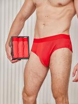 [Rojo] SilkSilky-ES Ropa interior de hombres 002