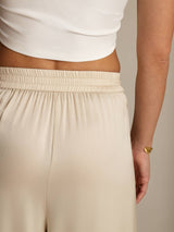 [Beige] SilkSilky-ES Pantalones de mujer 005