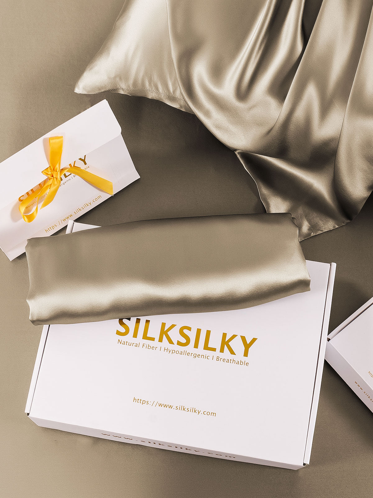 [Caqui] SilkSilky-ES 19Momme Seda Pura Pillowcase 006