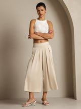 [Beige] SilkSilky-ES Pantalones de mujer 008