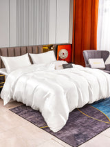 [Blanco] SilkSilky-ES 22Momme Seda Pura Bedding Set 002,