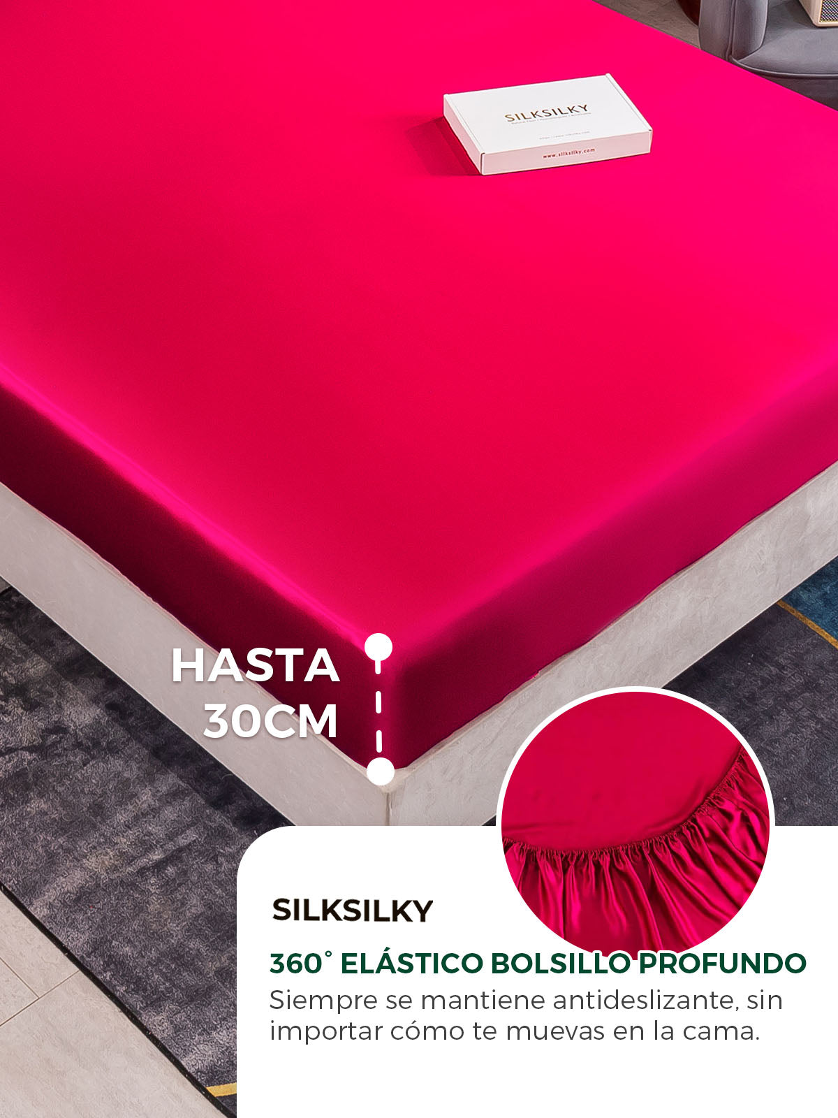 [Vino] SilkSilky-ES 25Momme Seda Pura Bedding Set 004