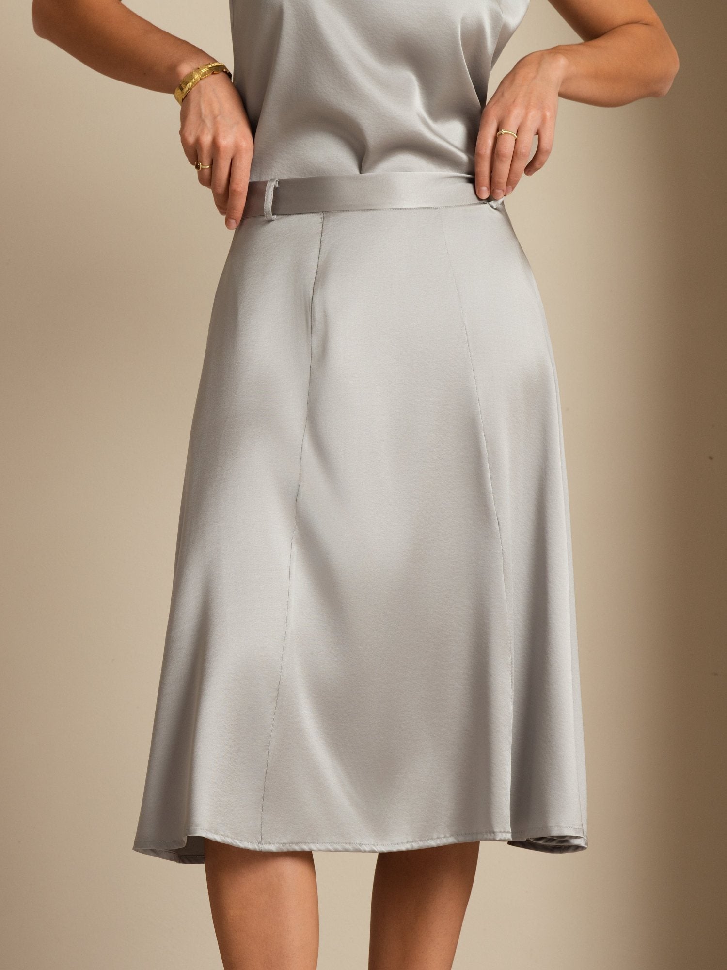 [GrisGriffin] SilkSilky-ES 19Momme Seda Skirt 004