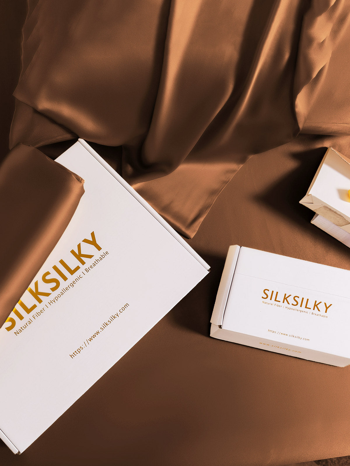 [Café] SilkSilky-ES 19Momme Seda Pura Pillowcase 006