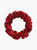 SilkSilky ES 19Momme Seda Pura Scrunchie Vino 005