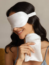 [Blanco] SilkSilky-ES Antifaces De Dormir 002