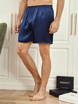 [Azul Oscuro] SilkSilky-ES Mens Sleep Bottoms 001
