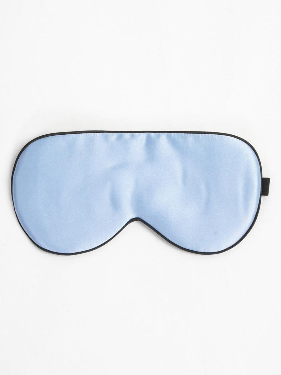 [Azul Claro] SilkSilky-ES 19Momme Seda Pura Eye Mask 006
