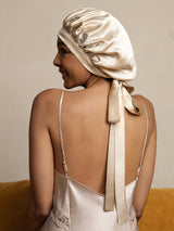 [Beige] SilkSilky-ES Gorros De Dormir 005