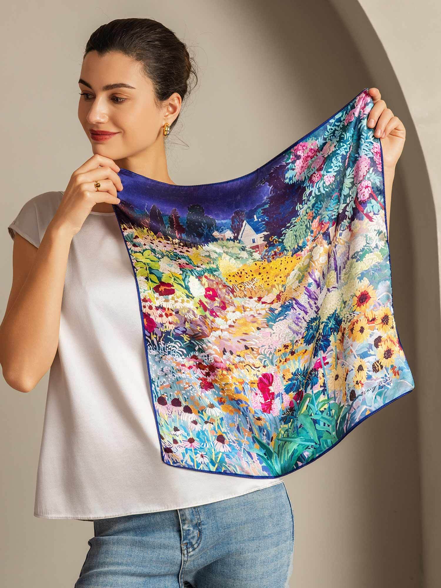 [P093] SilkSilky-ES Seda Pura Scarf 002