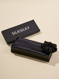 SilkSilky ES Seda Pura Scarf Negro 001