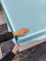 [Azul Claro] SilkSilky-ES 19Momme Sábana 006