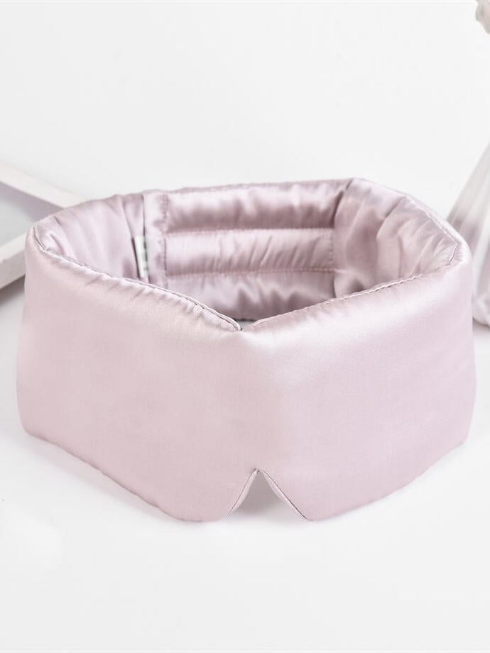 [Rosa Claro] SilkSilky-ES 19Momme Seda Pura Eye Mask 006