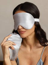 [Plata] SilkSilky-ES Antifaces De Dormir 006