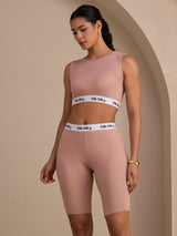 [Rosa] SilkSilky-ES Sleeveless Crew Neck Women's Outfit Sets 003