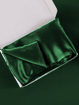 [Verde Oscuro] SilkSilky-ES Fundas De Almohada 007