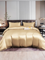 [Beige] SilkSilky-ES 22Momme Juego de ropa de cama 002