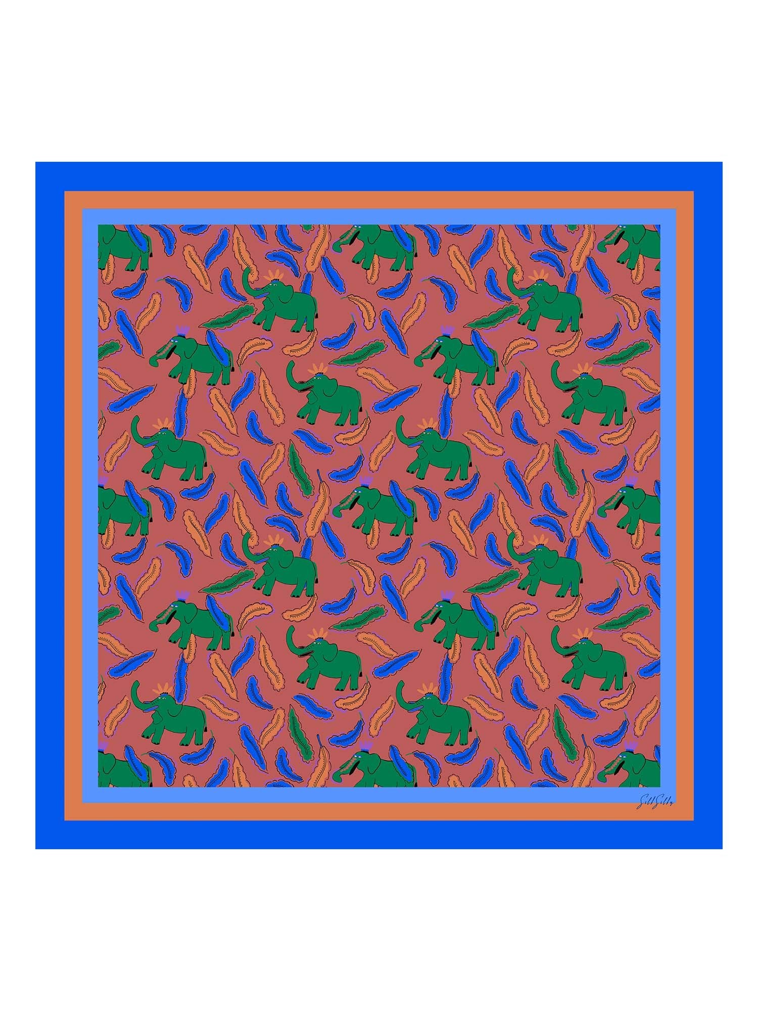 [Elefante Arcilla] SilkSilky-ES Scarf 001
