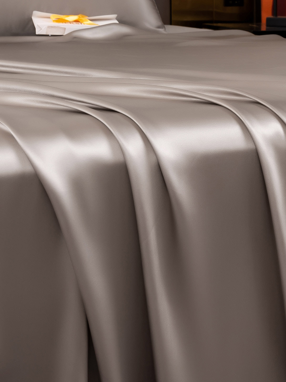 [Gris] SilkSilky-ES 22Momme Seda Pura Sheet 003