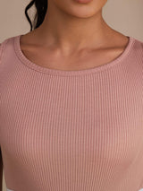 [Rosa] SilkSilky-ES Sleeveless Crew Neck Top de tirantes 006