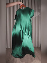 SilkSilky-ES Short Sleeve Crew Neck Vestido video 001
