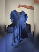 SilkSilky-ES Short Sleeve V Neck Camisón video 001