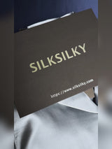 SilkSilky-ES Short Sleeve Lapel Collar Pijamas de mujer video 001