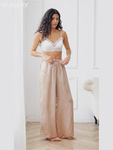 SilkSilky-ES Seda Pura Womens Pants video 001